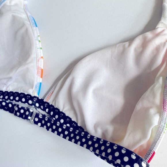 Local Motion Womens Hearts Bikini TOP ONLY, Size M - Picture 8 of 9